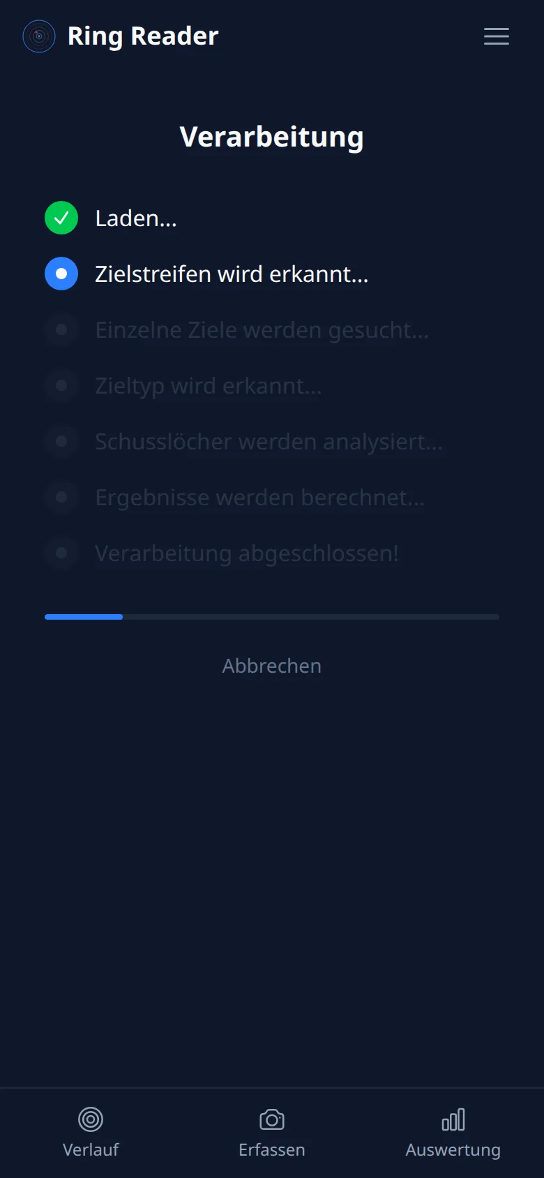 Ring Reader Verarbeitung