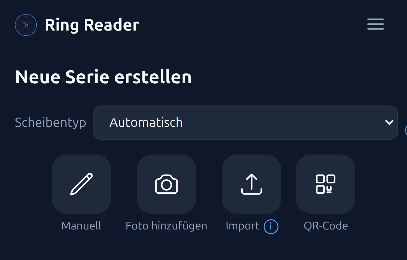 Ergebnisse importieren