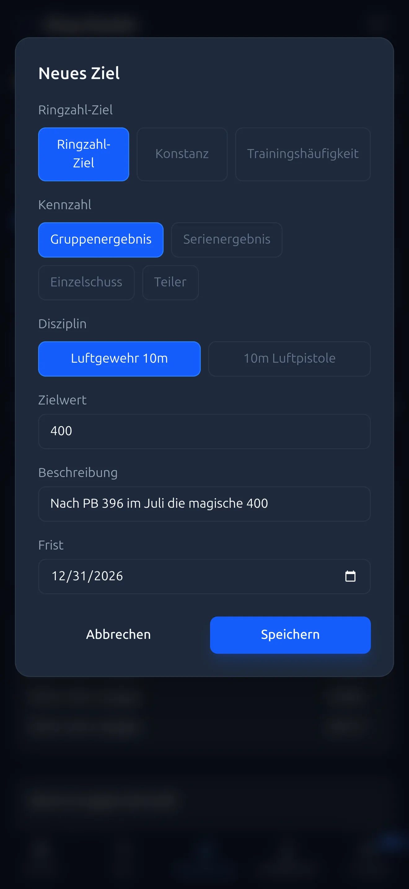 Ziele setzen