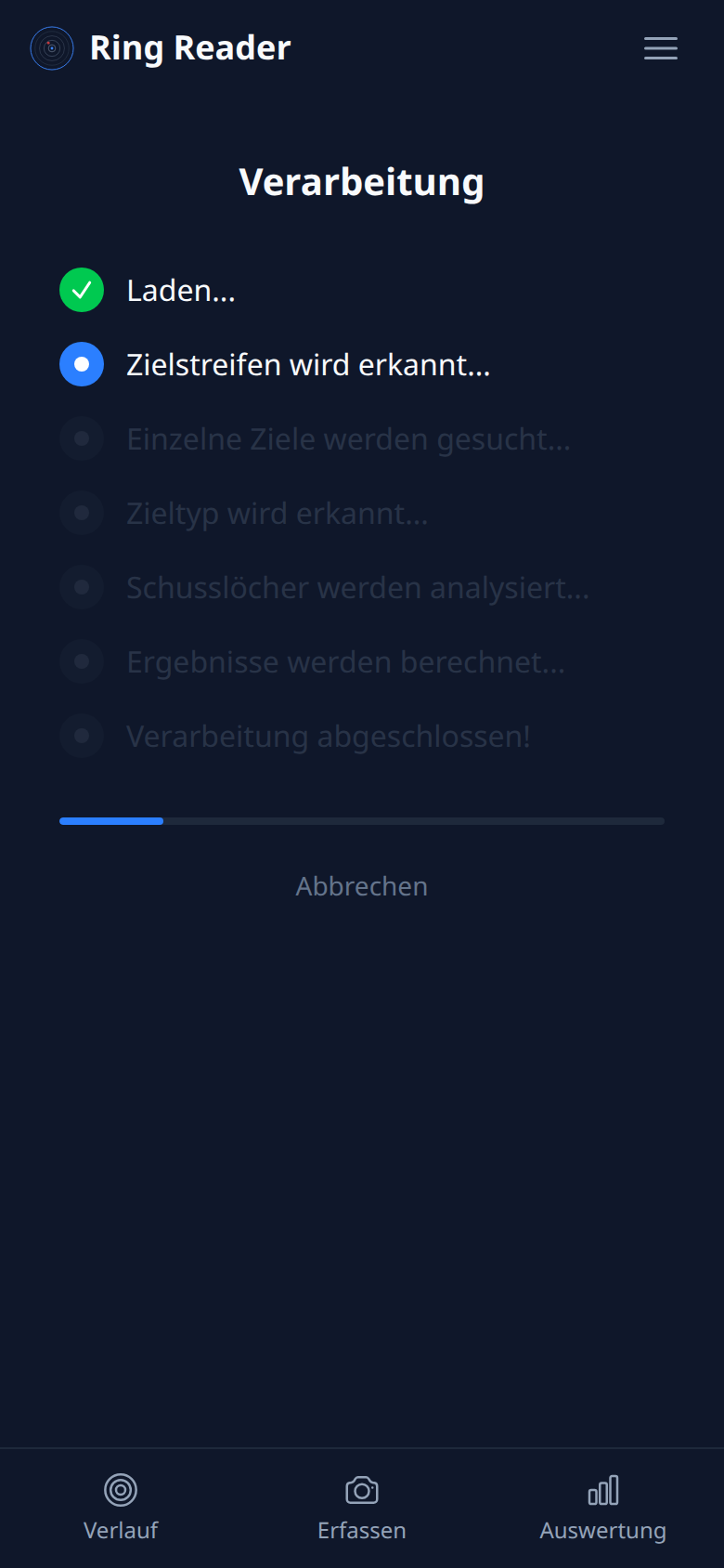 Ring Reader Verarbeitung
